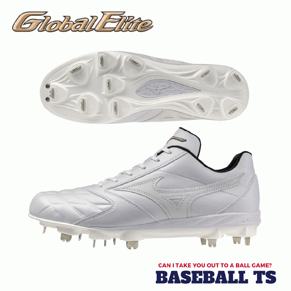 ミズノ グローバルエリート野球用スパイク 11GM261001スピードレボエリート2 ワイド 投手用