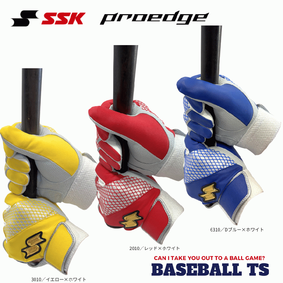 【刺繡サービス】エスエスケイ バッティンググラブ EBG6300WF プロ使用素材 限定 両手用