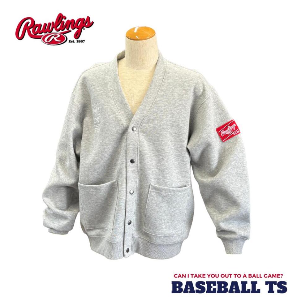 ローリングス Rawlings カーディガン メンズ 長袖 AOS15S11 送料無料
