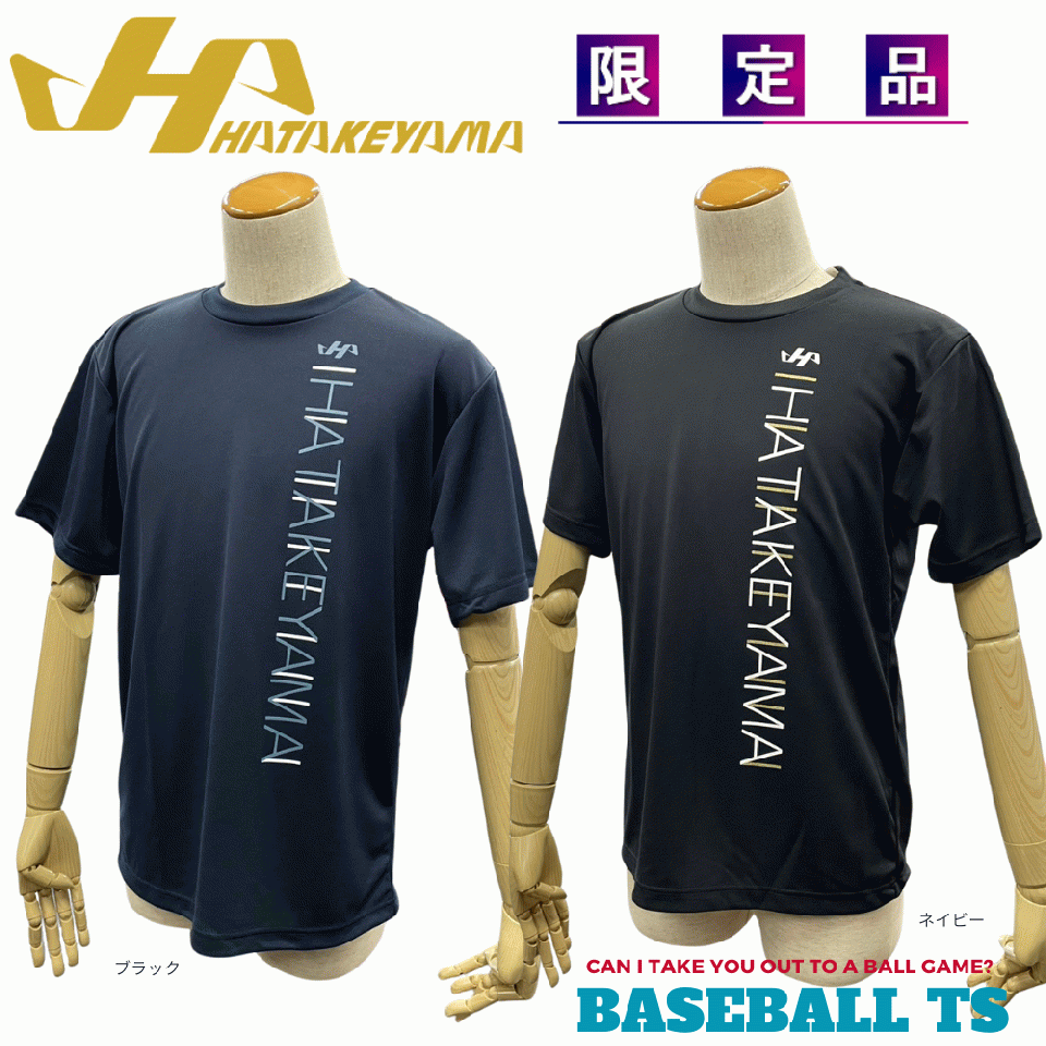 野球 ハタケヤマ ドライTシャツ デザインTシャツ HF-FT26 ロゴマーク入り 展示会限定モデル