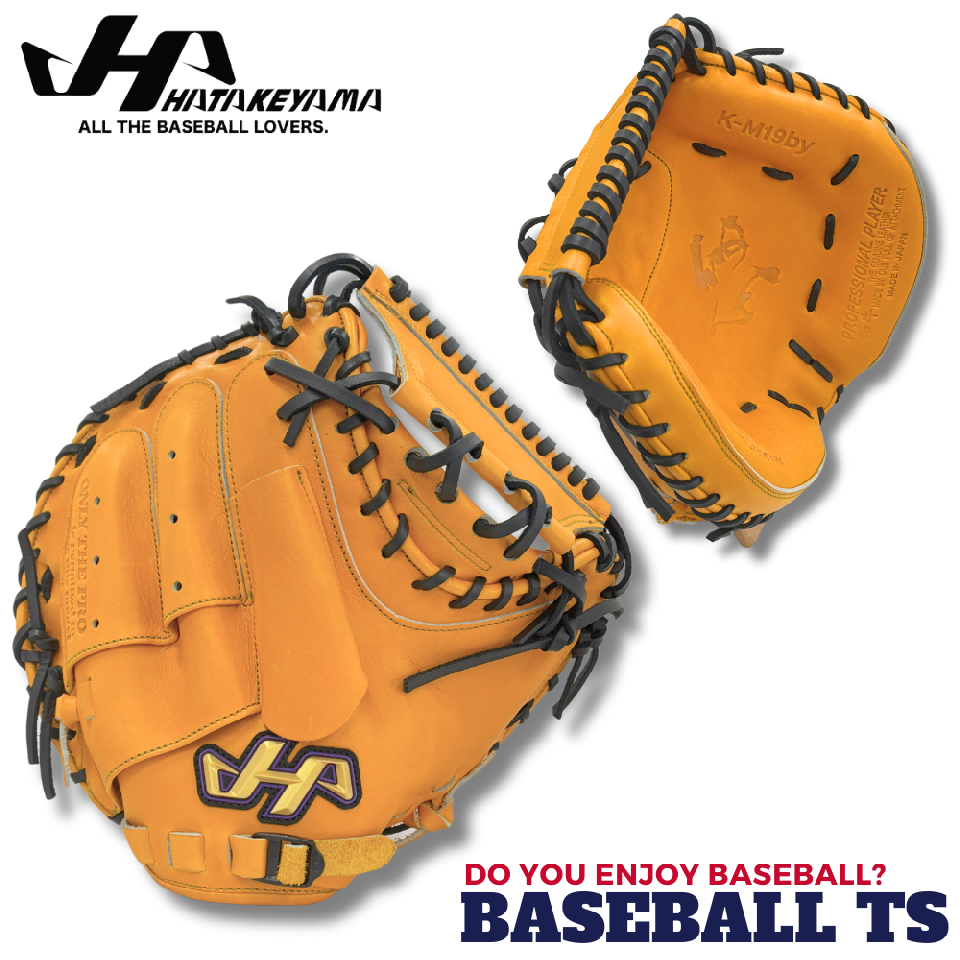 甲斐 BASEBALL TS / ハタケヤマ 硬式キャッチャーミット 捕手用 甲斐拓也 K