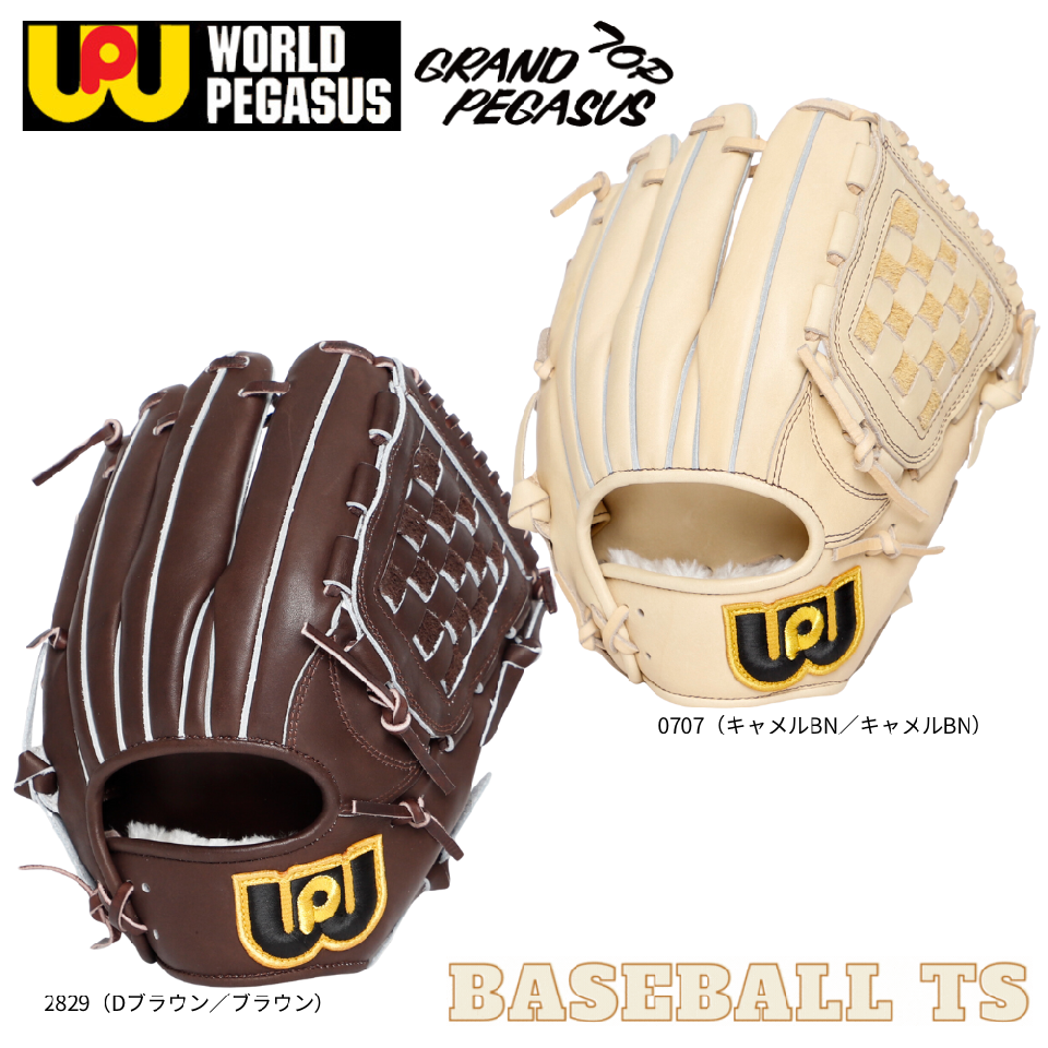 BASEBALL TS / ワールドペガサス軟式硬式兼用グラブ 内野手兼投手用 WGN4PT651P グランドペガサスTOP