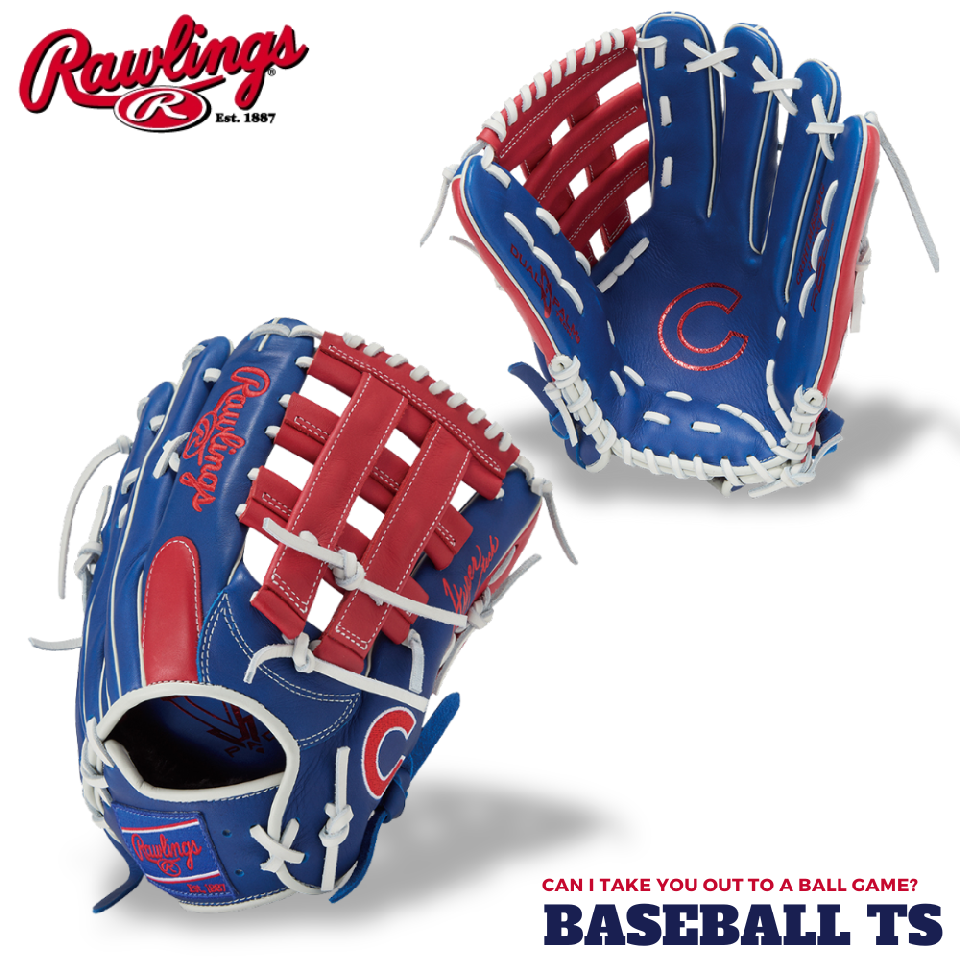 ローリングス 軟式外野手用グラブ GR5HTMB88M カブス HYPER TECH MLB 草野球