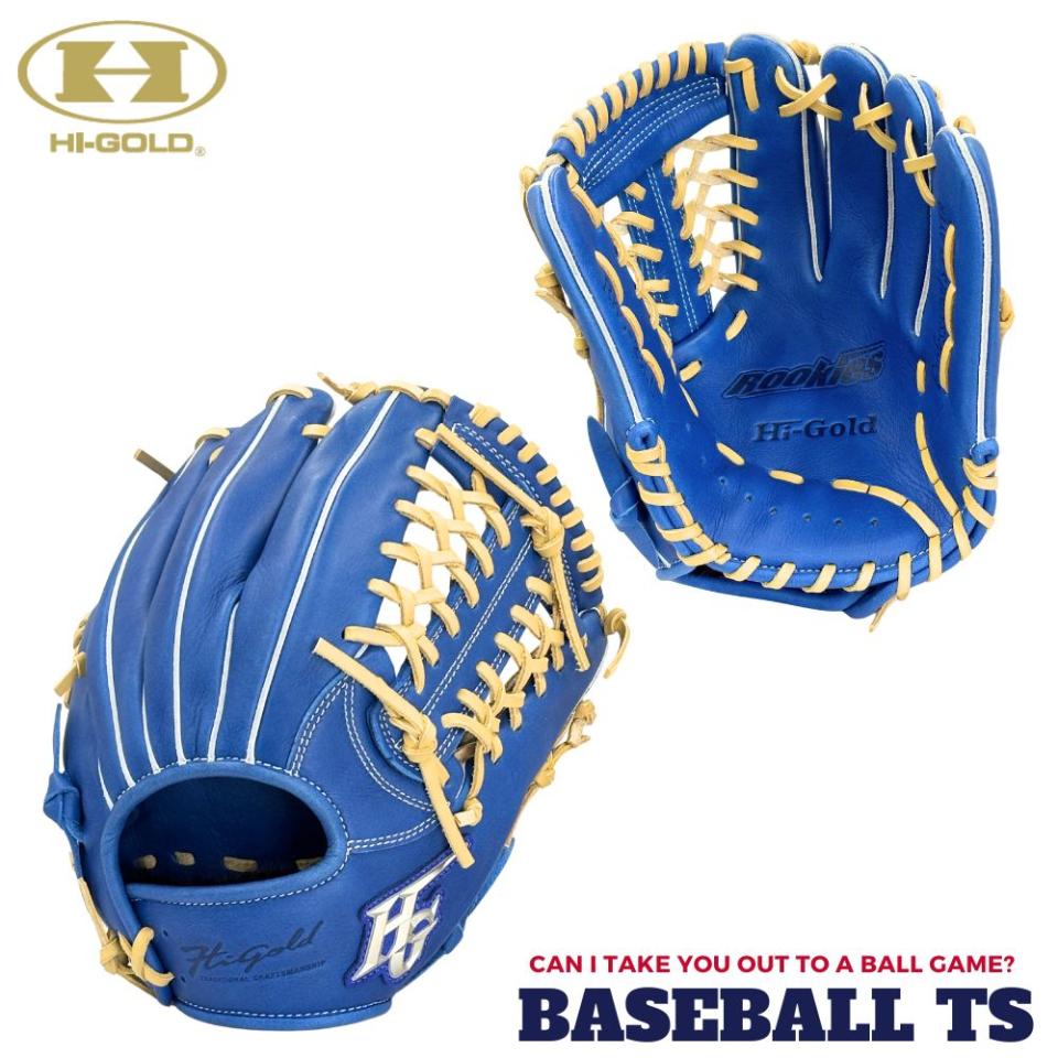 ハイゴールド Hi-Gold 軟式少年用グラブ ルーキーズ RKG-23LL ブルー LLサイズ